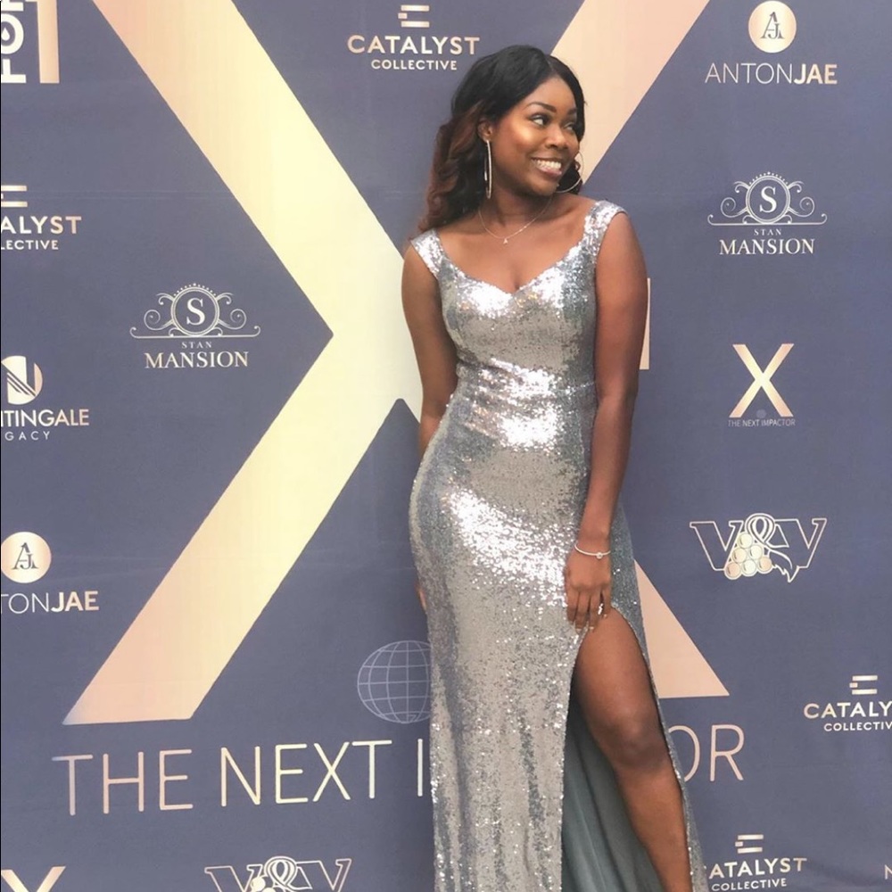 Sequin Evening Gown